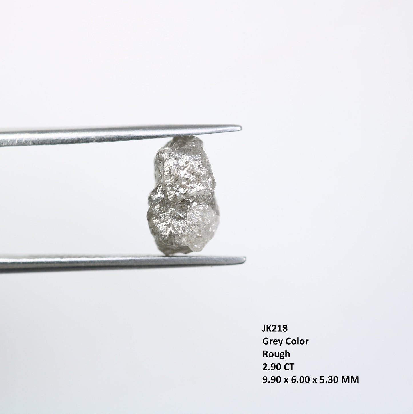 2.90 CT Natural African diamond - Raw Diamond - raw diamond chunks - Salt and Pepper Diamond - For Uncut Diamond Gold Ring - Special Gift