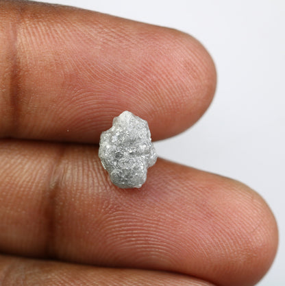 3.06 CT Natural African diamond - Raw Diamond - raw diamond chunks - Salt and Pepper Diamond - For Uncut Diamond Gold Ring - Special Gift