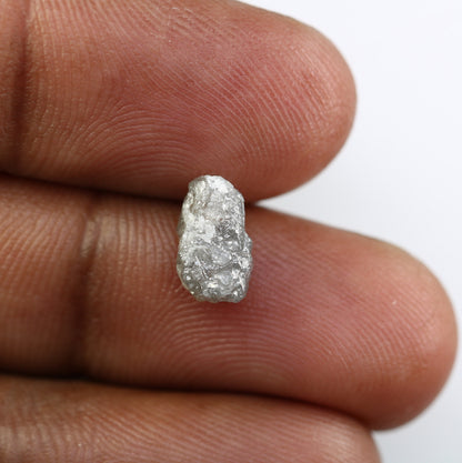 2.90 CT Natural African diamond - Raw Diamond - raw diamond chunks - Salt and Pepper Diamond - For Uncut Diamond Gold Ring - Special Gift