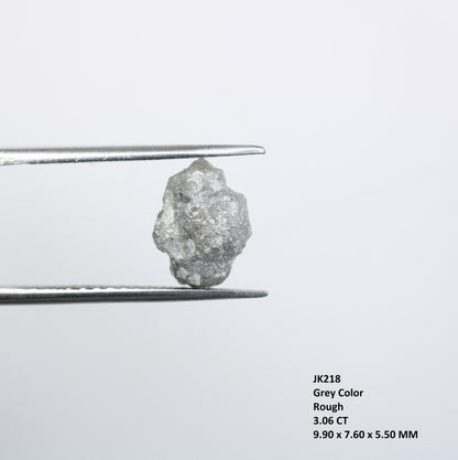 3.06 CT Natural African diamond - Raw Diamond - raw diamond chunks - Salt and Pepper Diamond - For Uncut Diamond Gold Ring - Special Gift