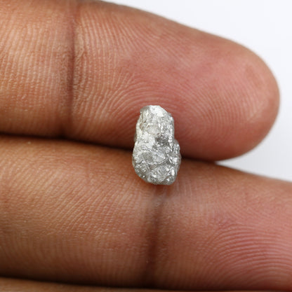 2.90 CT Natural African diamond - Raw Diamond - raw diamond chunks - Salt and Pepper Diamond - For Uncut Diamond Gold Ring - Special Gift