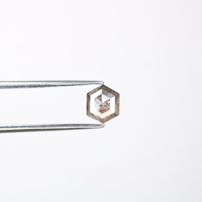 0.71 CT Salt and Pepper Hexagon Cut - Natural Loose Hexagon Shape -Unique Diamond for Ring - Special Gift for Her - Wholesaler of Diamond