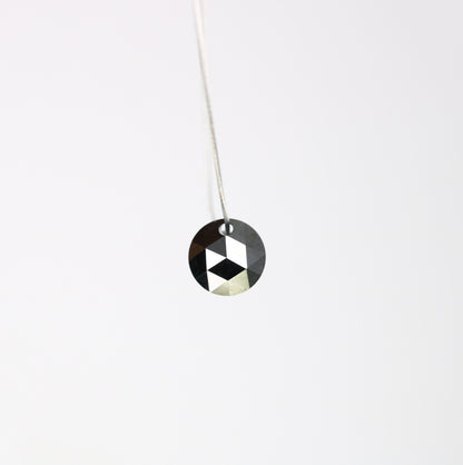 0.84 CT 5.00 MM Fancy Black Round Rose Cut Beads Diamond For Proposal Ring | Customize Bracelet | Diamond Necklace | Black Statement Jewelry