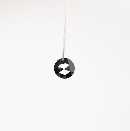 0.76 CT Beautiful Black Round Rose Cut Beads Fancy Diamond For Designer Necklace | Black Beads Diamond | Beads Diamond | Diamond Bracelet