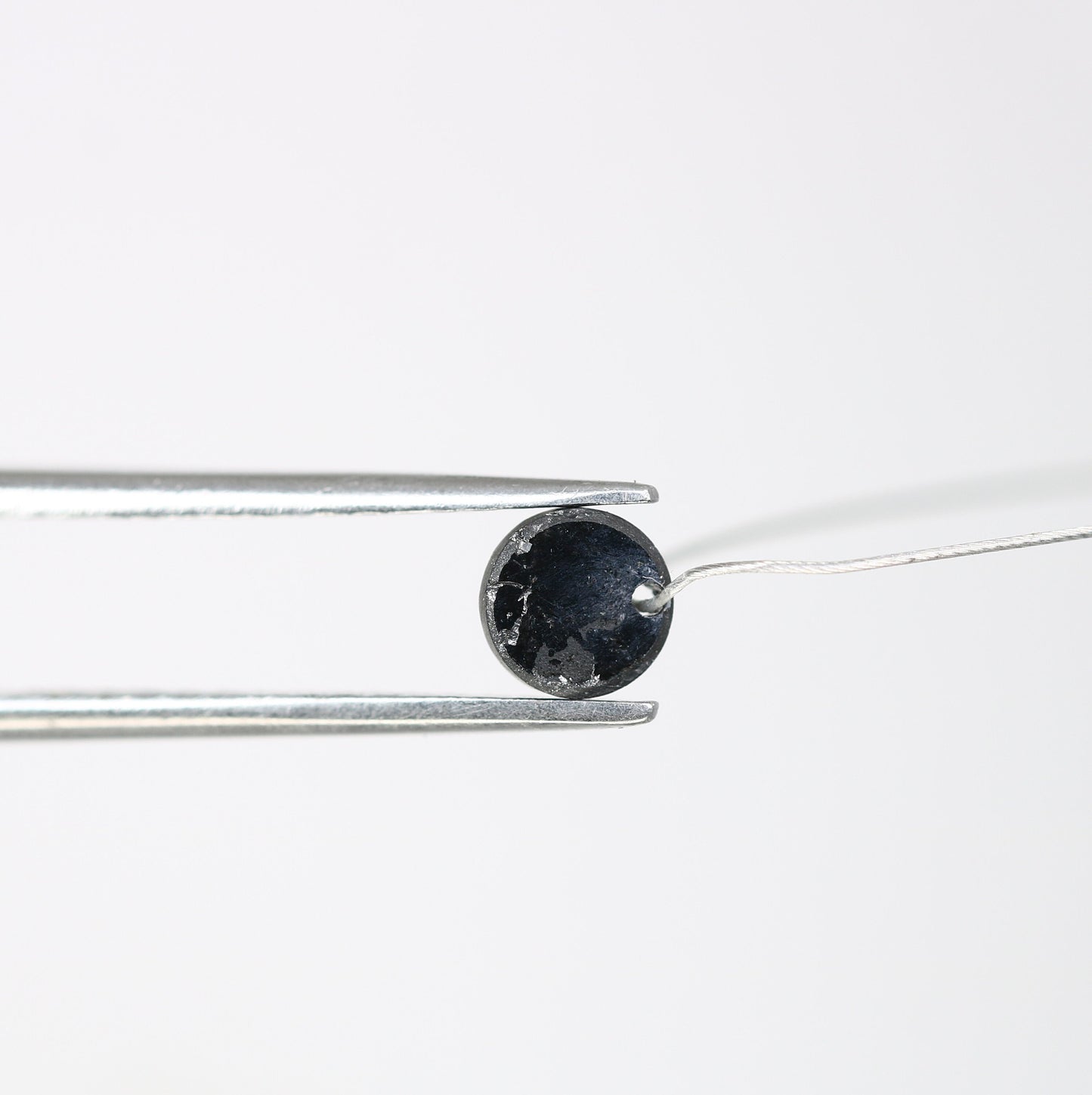 0.84 CT 5.00 MM Fancy Black Round Rose Cut Beads Diamond For Proposal Ring | Customize Bracelet | Diamond Necklace | Black Statement Jewelry
