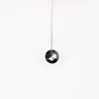 0.76 CT Beautiful Black Round Rose Cut Beads Fancy Diamond For Designer Necklace | Black Beads Diamond | Beads Diamond | Diamond Bracelet