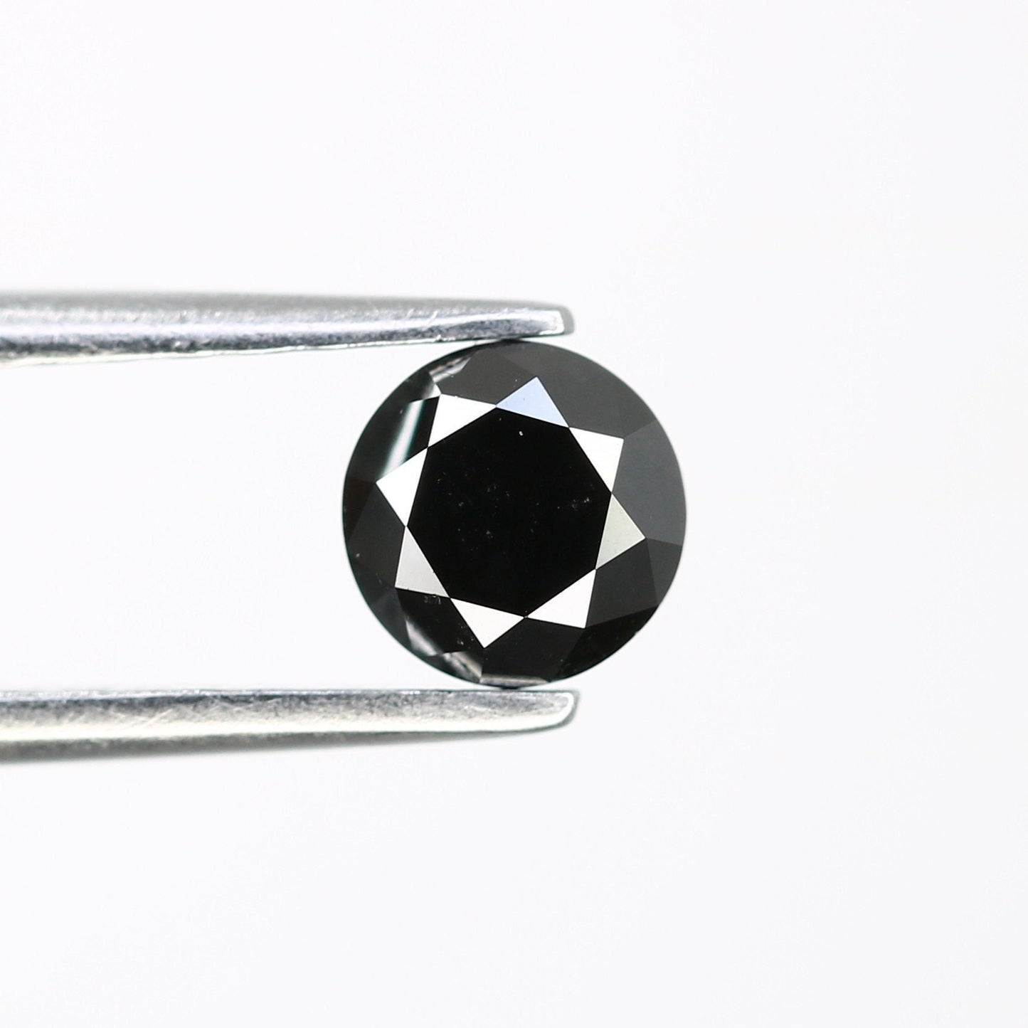0.72 CT Loose Round Brilliant Cut Fancy Black Beautiful Diamond For Wedding Ring | Round Diamond Ring | Diamond Earring | Black Pendant