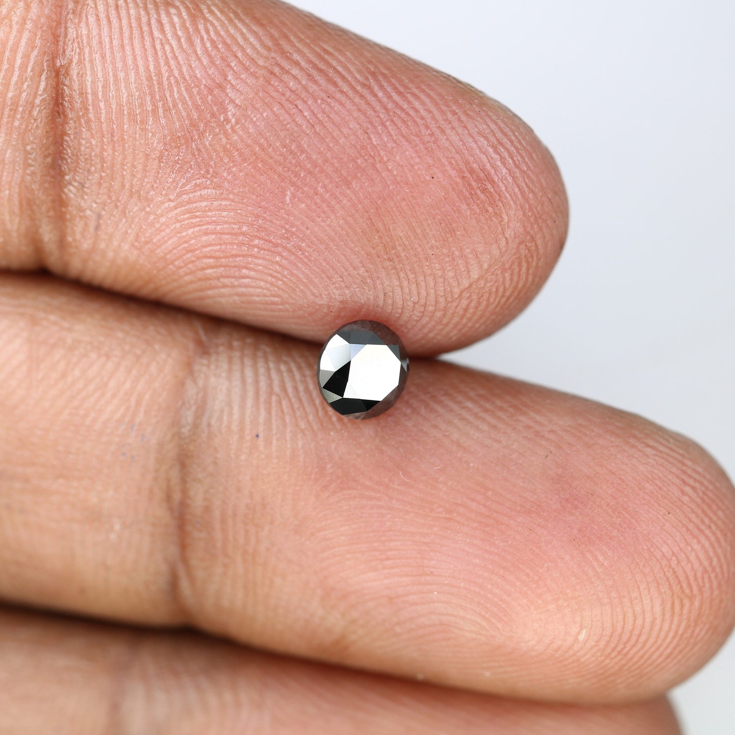 0.72 CT Loose Round Brilliant Cut Fancy Black Beautiful Diamond For Wedding Ring | Round Diamond Ring | Diamond Earring | Black Pendant