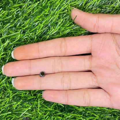 0.72 CT Loose Round Brilliant Cut Fancy Black Beautiful Diamond For Wedding Ring | Round Diamond Ring | Diamond Earring | Black Pendant