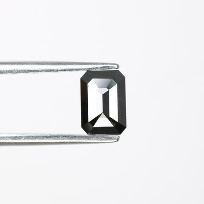 0.50 CT Emerald Cut Loose Salt & Pepper Diamond - Perfect for Custom Wedding Rings - Labor Day Sale