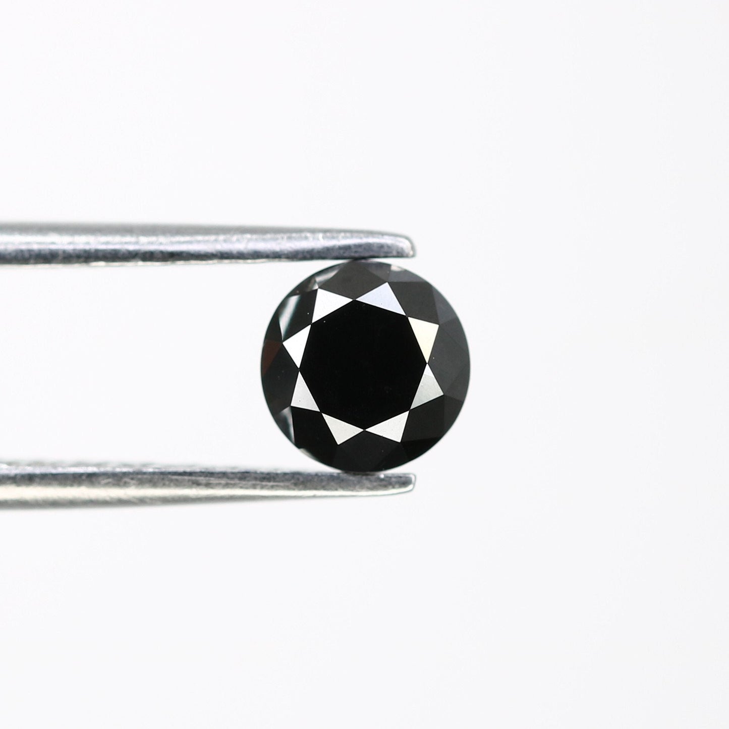 0.69 CT Antique Black Round Brilliant Cut Beautiful Diamond For Engagement Ring | Brilliant Cut Diamond | Black Round Diamond | Gift For Her