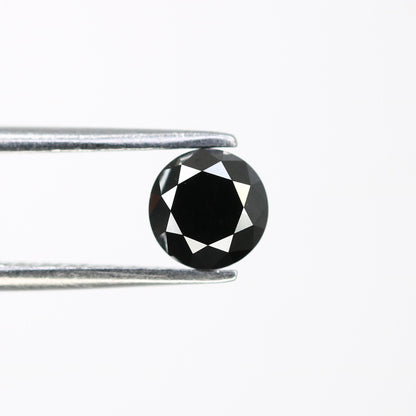 0.69 CT Antique Black Round Brilliant Cut Beautiful Diamond For Engagement Ring | Brilliant Cut Diamond | Black Round Diamond | Gift For Her