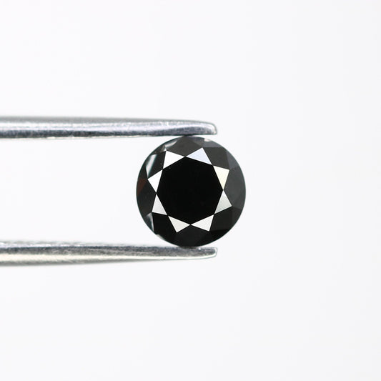 0.69 CT Antique Black Round Brilliant Cut Beautiful Diamond For Engagement Ring | Brilliant Cut Diamond | Black Round Diamond | Gift For Her