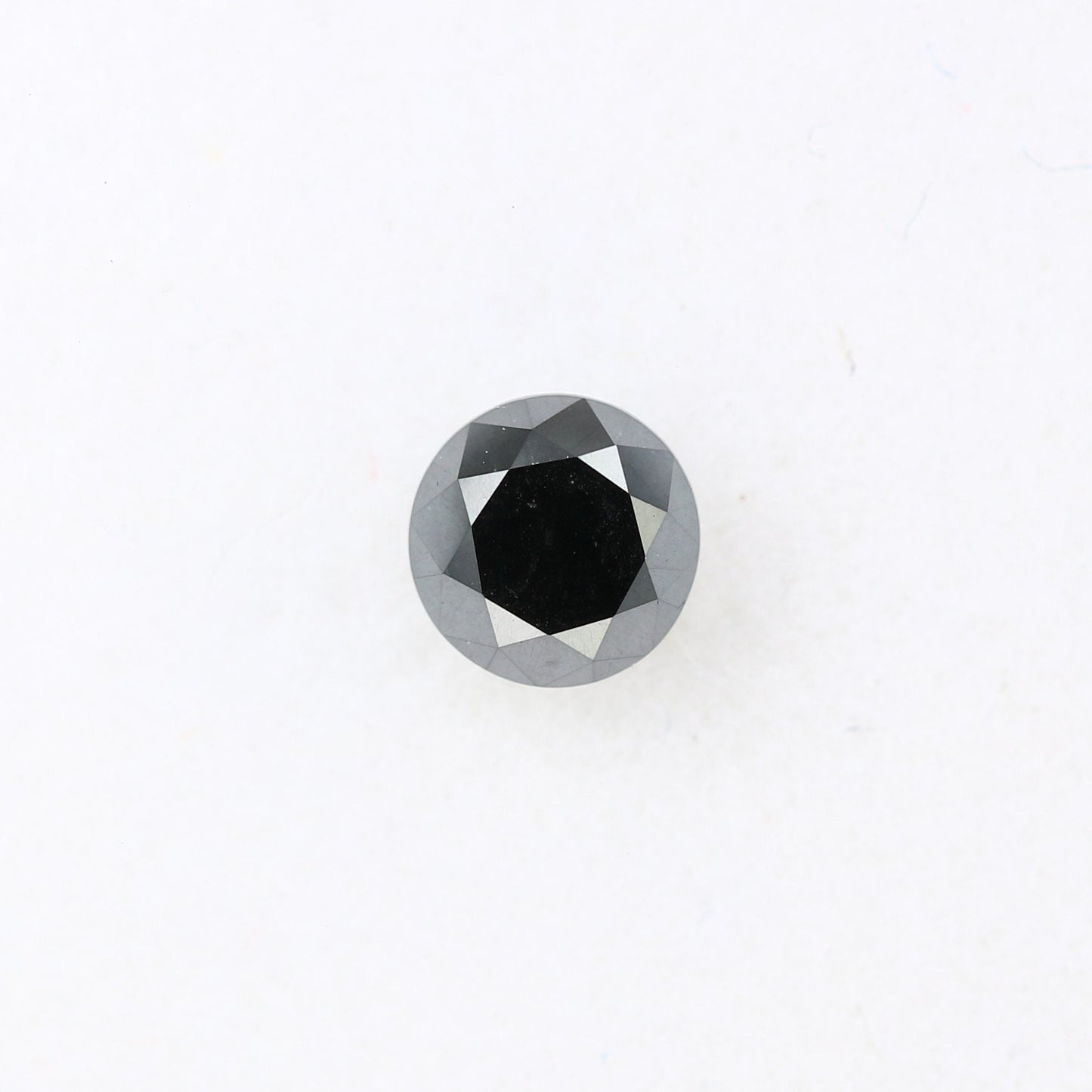 0.69 CT Antique Black Round Brilliant Cut Beautiful Diamond For Engagement Ring | Brilliant Cut Diamond | Black Round Diamond | Gift For Her