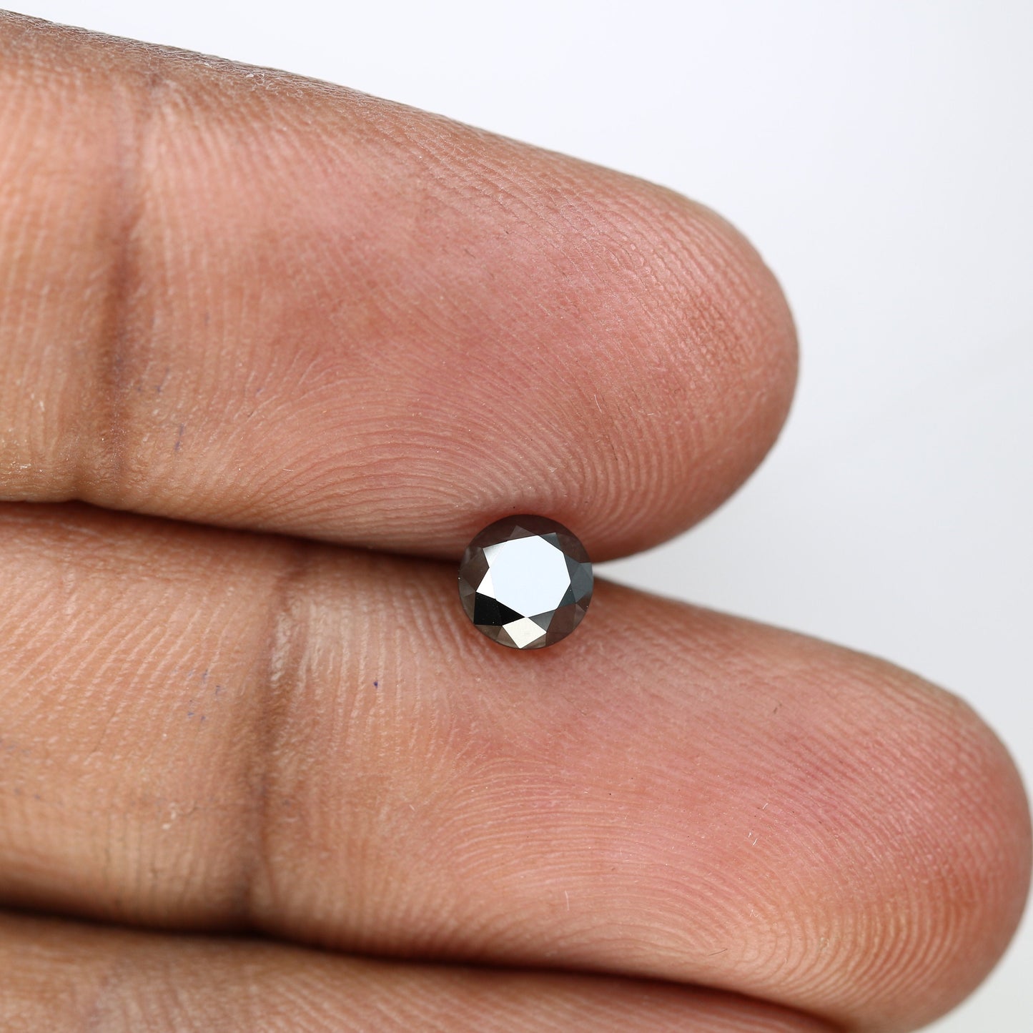 0.69 CT Antique Black Round Brilliant Cut Beautiful Diamond For Engagement Ring | Brilliant Cut Diamond | Black Round Diamond | Gift For Her