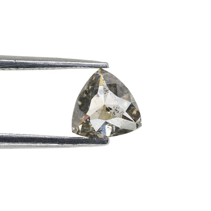 0.66 CT Fancy Triangle Shape Natural Salt And Pepper Diamond For Proposal Ring | Triangle Cut Pendant | Anniversary Gift | Gift For Her