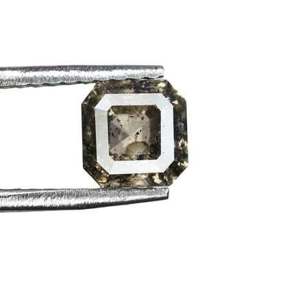 0.76 CT Lovely Asscher Shape Loose Salt And Pepper Diamond For Proposal Ring | Asscher Diamond Ring | Gift For Her | Wedding Gift Diamonds
