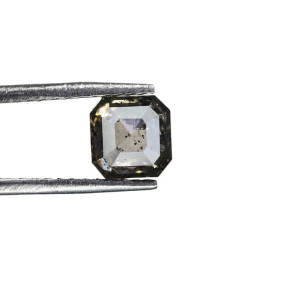 0.76 CT Lovely Asscher Shape Loose Salt And Pepper Diamond For Proposal Ring | Asscher Diamond Ring | Gift For Her | Wedding Gift Diamonds
