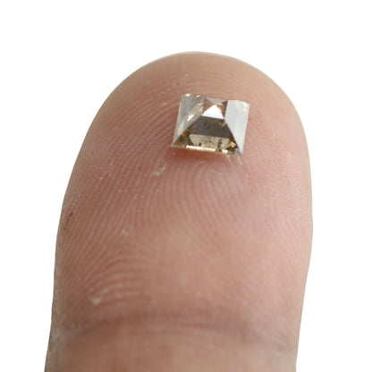 0.69 CT Antique Sqaure Shape Salt And Pepper Diamond For Wedding Ring | Princess Cut Diamond Ring | Gift For Girlfriend | Birthday Gift