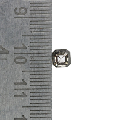 0.76 CT Lovely Asscher Shape Loose Salt And Pepper Diamond For Proposal Ring | Asscher Diamond Ring | Gift For Her | Wedding Gift Diamonds