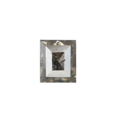 1.00 CT Square Shape Loose Salt And Pepper Galaxy Diamond For Proposal Ring | Customize Ring | Unique Diamond Ring | Designer Jewelry Maker