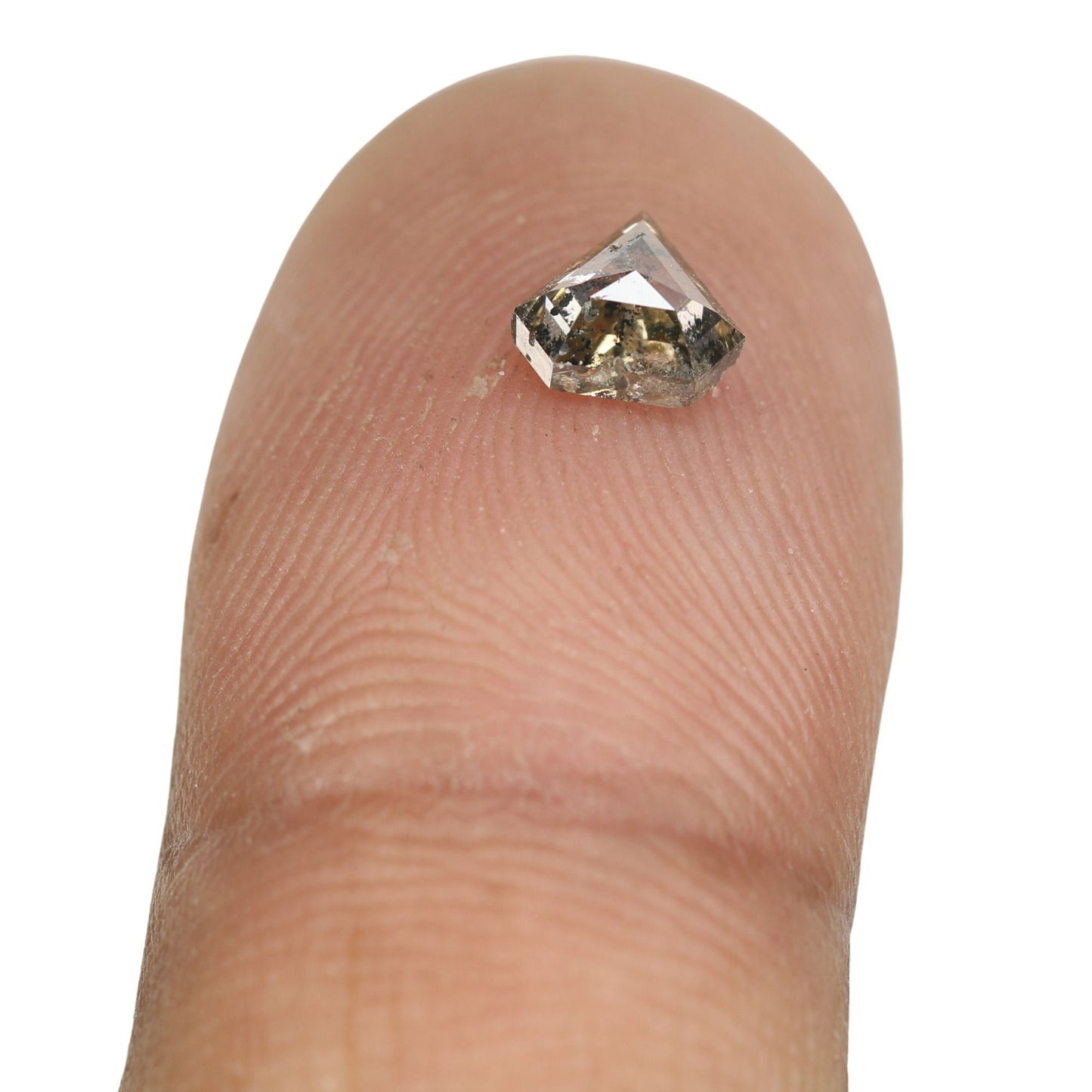 0.70 CT Diamond Cut Salt And Pepper Natural Loose Diamond For Jewelry | Salt and Pepper Ring | Anniversary Gift | Gift For WifeFor Gold Ring