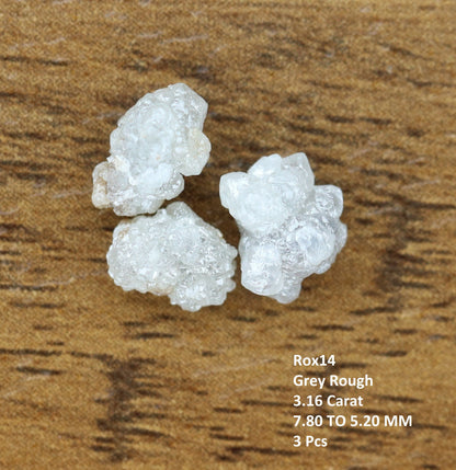 3.16 CT Natural African diamond - Raw Diamond - raw diamond chunks - Salt and Pepper Diamond - For Uncut Diamond Gold Ring - Special Gift
