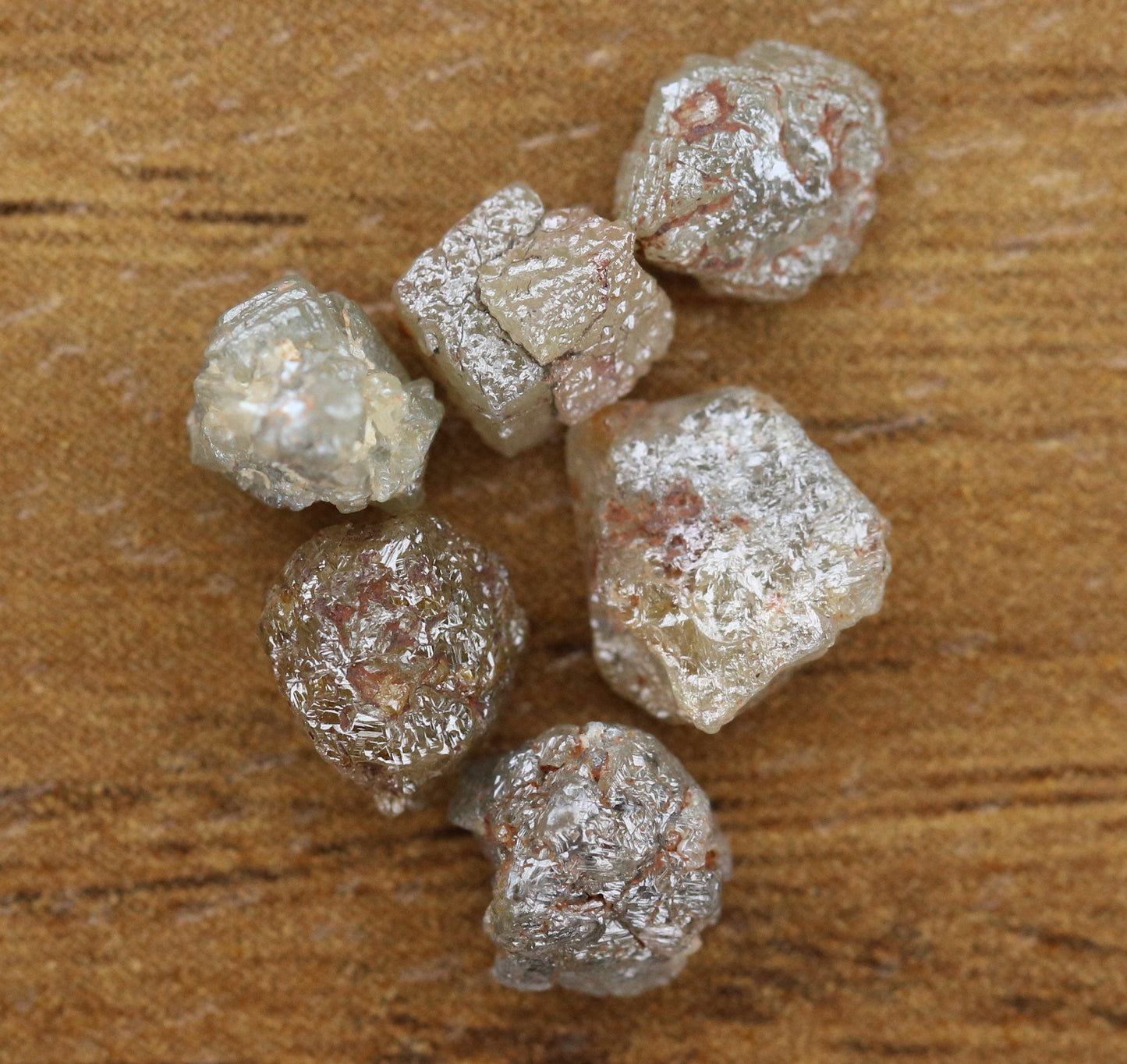 4.45 CT 4.80 TO Natural African diamond - Raw diamond chunks - Salt and Pepper Diamond - For Uncut Diamond Gold Ring - Special Gift