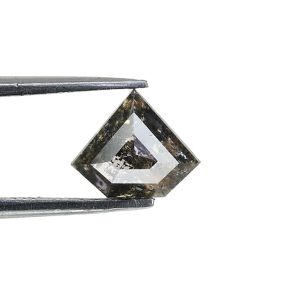 0.91 CT Antique Diamond Cut Natural Salt And Pepper Diamond For Designer Jewelry | Pentagon Cut Diamond | Statement Jewelry | Customize Ring