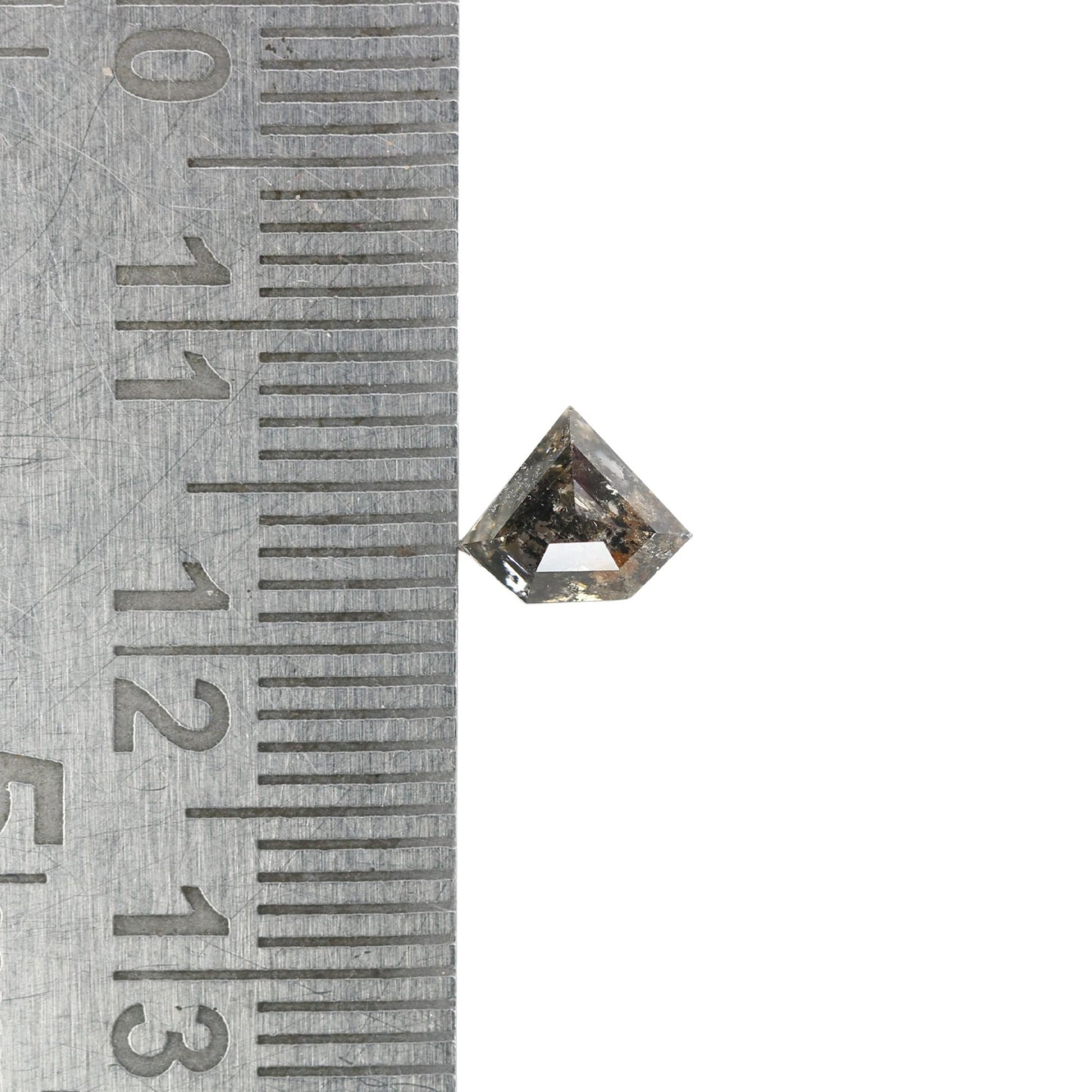 0.91 CT Antique Diamond Cut Natural Salt And Pepper Diamond For Designer Jewelry | Pentagon Cut Diamond | Statement Jewelry | Customize Ring