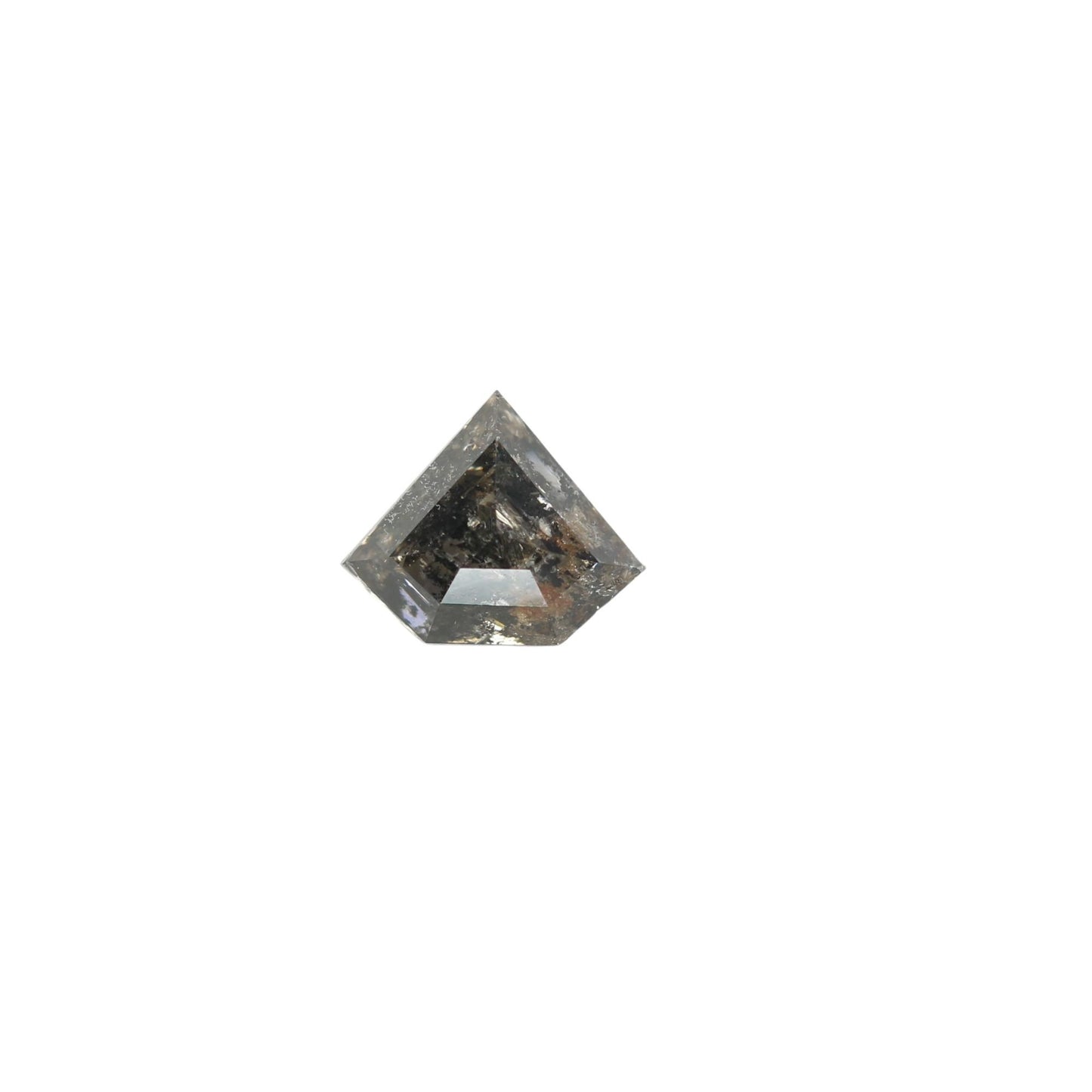 0.91 CT Antique Diamond Cut Natural Salt And Pepper Diamond For Designer Jewelry | Pentagon Cut Diamond | Statement Jewelry | Customize Ring