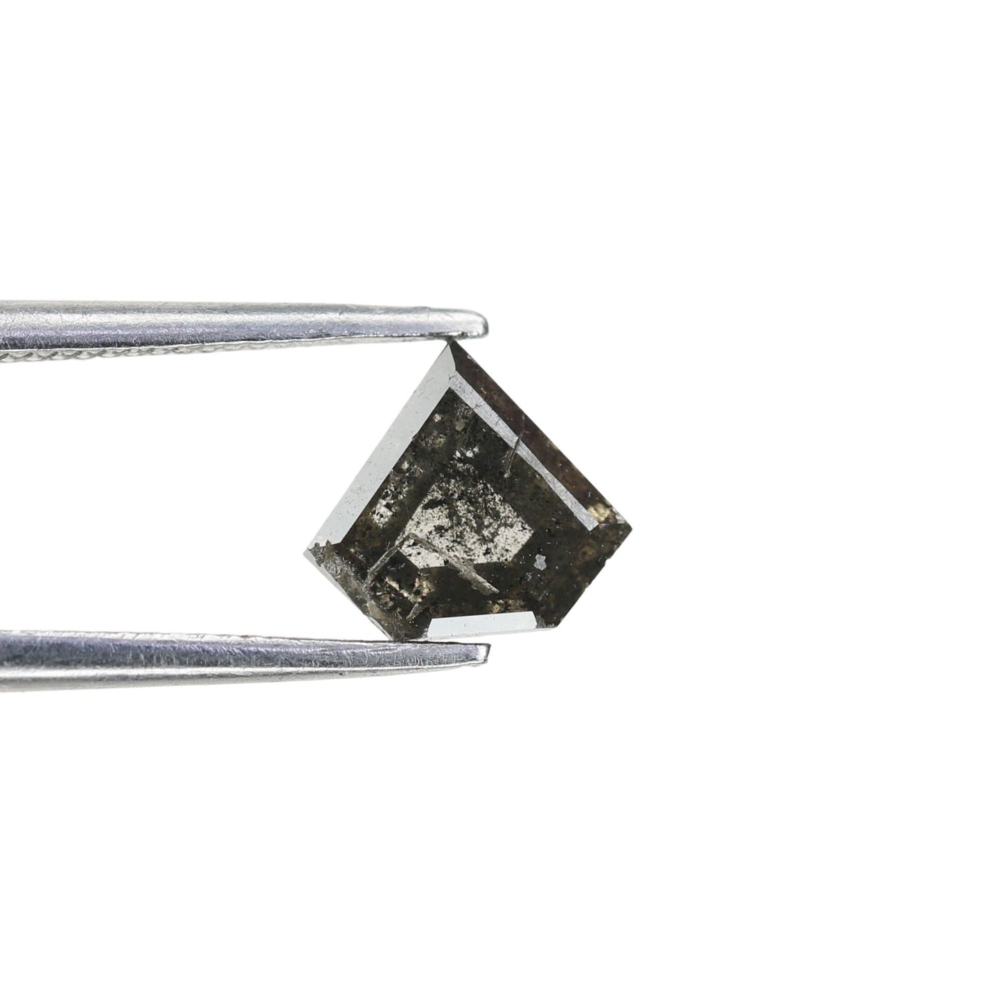0.87 CT Fancy Diamond Cut Loose Salt And Pepper Galaxy Diamond For Jewelry | Customize Jewelry | Wedding Band | Gift For Women & Men
