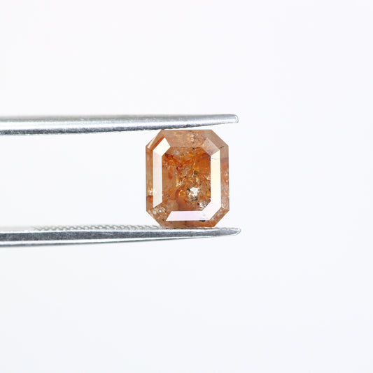 1.79 CT Emerald Cut Loose Diamond - Salt and Pepper Emerald Shape Diamond - Emerald For Wedding Ring - LABORDAY Offer - Customize Jewelry