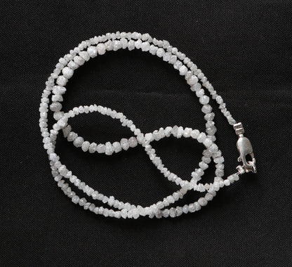 Raw Diamond Beads | Unique Rough Gemstones for Art Deco & Vintage Jewelry | Crystal Necklace DIY Craft Supplies