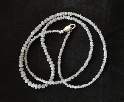 Raw Diamond Beads | Unique Rough Gemstones for Art Deco & Vintage Jewelry | Crystal Necklace DIY Craft Supplies