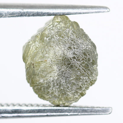 2.16 CT Salt and Pepper Uncut Gray Diamond|For Rough Diamond Gold Ring|Raw Diamond For Jewelry|Unique Gift|Antique Raw Diamond Gift