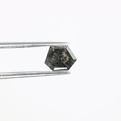 0.75 CT Salt and Pepper Natural Loose Diamond, Geometric Cut for Handmade Necklace Pendant, Diamond Bracelet Engagement Gold Ring For Women