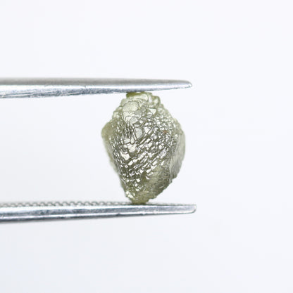 2.16 CT Salt and Pepper Uncut Gray Diamond|For Rough Diamond Gold Ring|Raw Diamond For Jewelry|Unique Gift|Antique Raw Diamond Gift