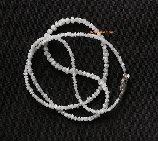 Raw Rough Diamond Beads | Faceted AAA Quality Loose Gems for Retro & Crystal Necklaces | Unique Handmade Jewelry DIY Craft Supplies