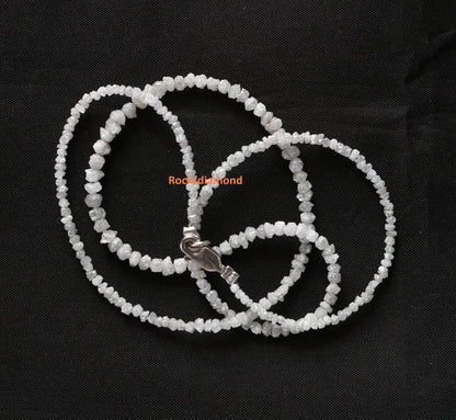 Raw Rough Diamond Beads | Faceted AAA Quality Loose Gems for Retro & Crystal Necklaces | Unique Handmade Jewelry DIY Craft Supplies