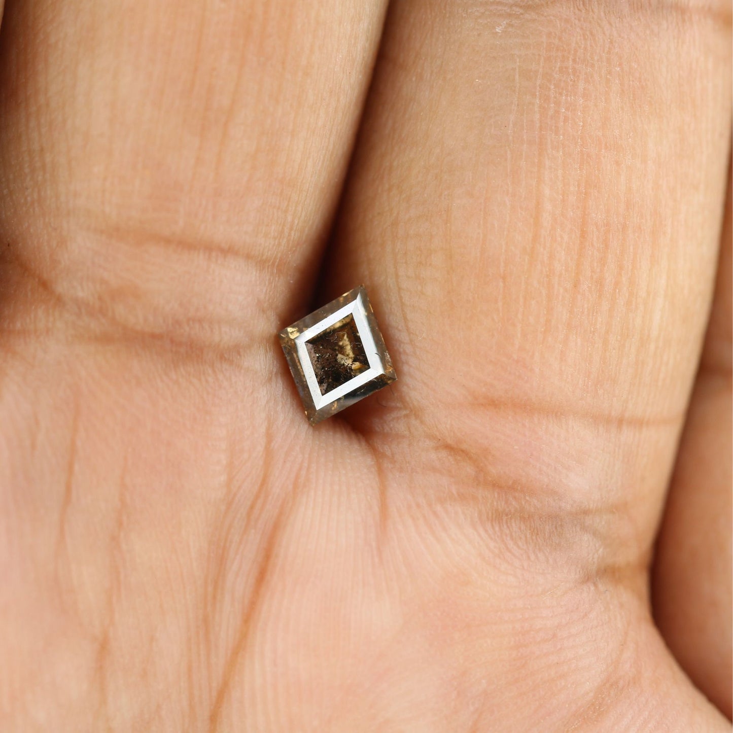0.72 CT Antique Kite shape Natural Loose Diamond  -Kite Shape Salt and Pepper Diamond - For Salt Pepper Diamond Ring - Sale Offer- Unique