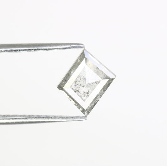 1.12 CT Salt and Pepper Natural Loose Diamond, Geometric Cut for Handmade Necklace Pendant, Diamond Bracelet Engagement Gold Ring For Women