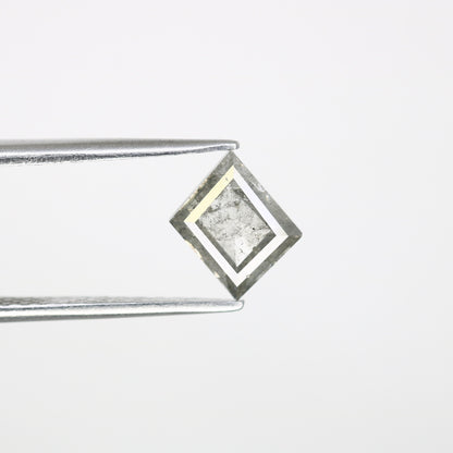 1.12 CT Salt and Pepper Natural Loose Diamond, Geometric Cut for Handmade Necklace Pendant, Diamond Bracelet Engagement Gold Ring For Women