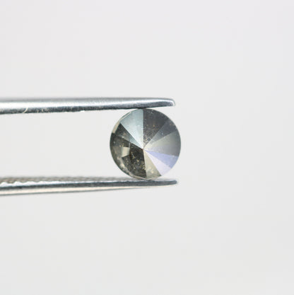 1 CT Salt and Pepper Round Diamond Engagement RingFor Gold Ring Diamonds