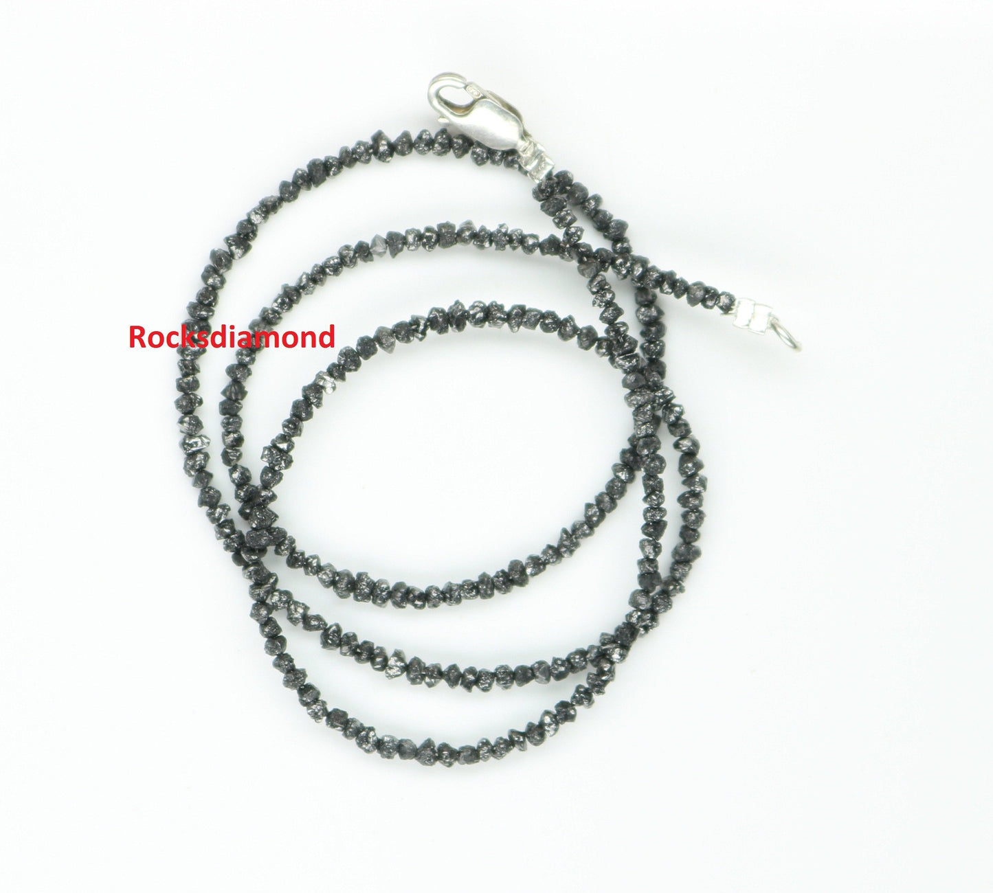 Chic Black Diamond Beads | AAA Quality Faceted Loose Gems for Retro & Crystal Necklaces | Distinctive Vintage Jewelry Craft Supplies