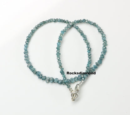 Beautiful Blue Diamond Beads | AAA Quality Faceted Loose Gems for Retro & Crystal Necklaces | Unique Vintage Jewelry Making Supplies
