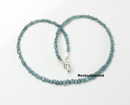 Beautiful Blue Diamond Beads | AAA Quality Faceted Loose Gems for Retro & Crystal Necklaces | Unique Vintage Jewelry Making Supplies