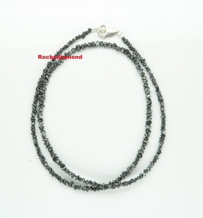 Beautiful Black Diamond Beads | AAA Quality Faceted Loose Gems for Retro & Crystal Necklaces | Unique Vintage Jewelry Craft Supplies