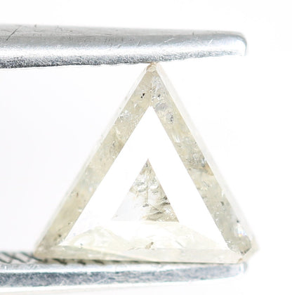 0.58 CTSalt and Pepper Triangle Cut Diamond, Natural Loose White Diamonds, For bracelet & pendant necklace, Victorian jewelry women gift