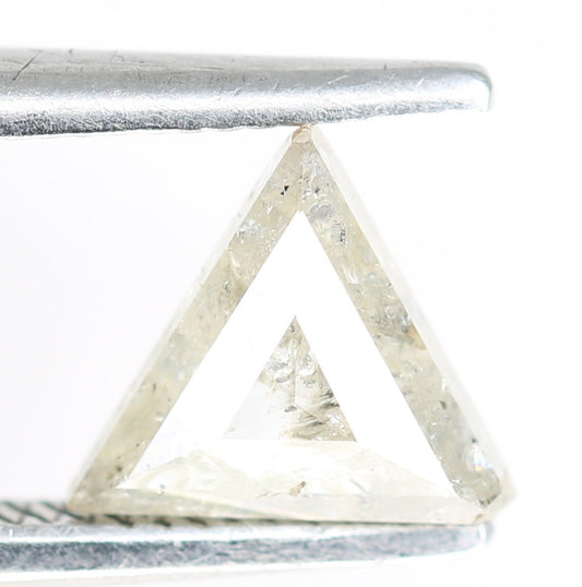 0.58 CTSalt and Pepper Triangle Cut Diamond, Natural Loose White Diamonds, For bracelet & pendant necklace, Victorian jewelry women gift